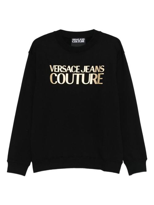 Felpa uomo con stampa logo Versace jeans Couture | 79GAIT05CF01TG89